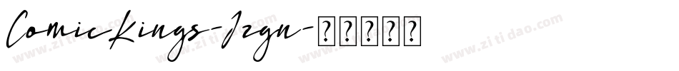 ComicKings-Jzgn字体转换