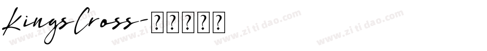KingsCross字体转换