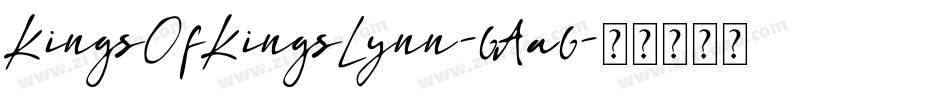 KingsOfKingsLynn-6Aa6字体转换