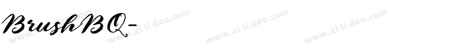 BrushBQ字体转换