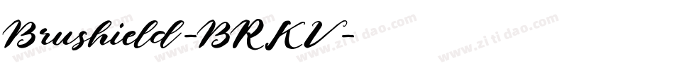 Brushield-BRKV字体转换