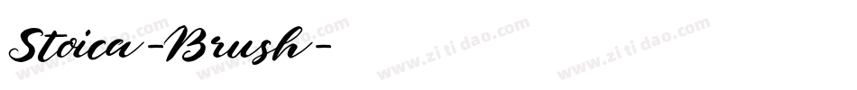 Stoica-Brush字体转换