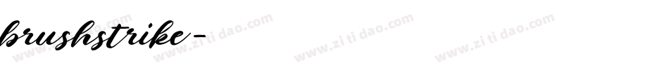 brushstrike字体转换