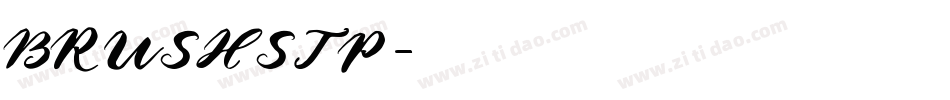 BRUSHSTP字体转换