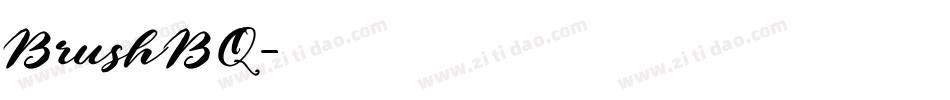 BrushBQ字体转换
