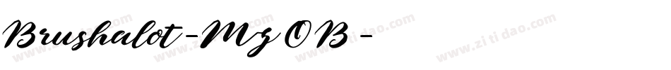 Brushalot-MzOB字体转换