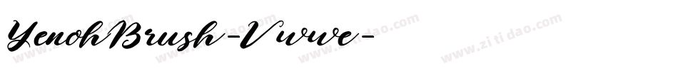 YenohBrush-Vwwe字体转换