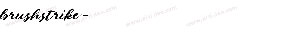 brushstrike字体转换