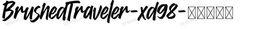 BrushedTraveler-xd98字体转换