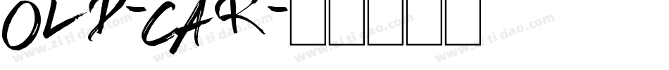 Old-Car字体转换