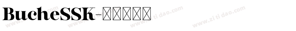 BucheSSK字体转换