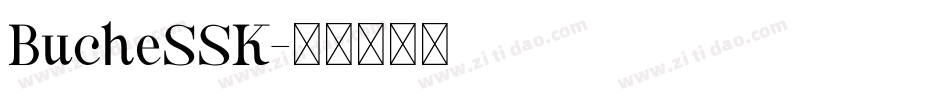 BucheSSK字体转换