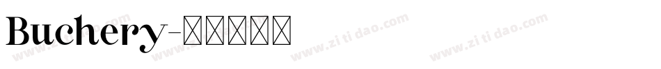Buchery字体转换