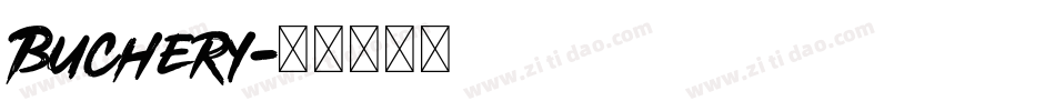 Buchery字体转换