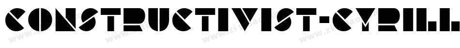 Constructivist-Cyrillic字体转换 Constructivist-Cyrillic字体转换