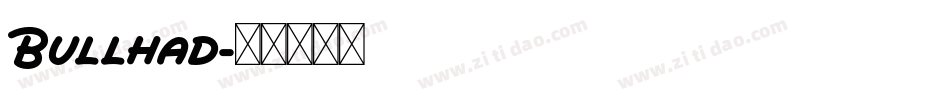Bullhad字体转换