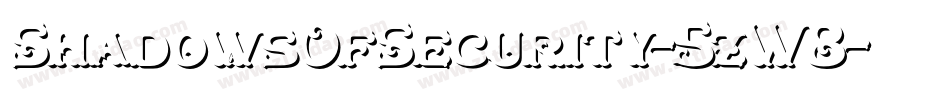 ShadowsOfSecurity-5zW8字体转换