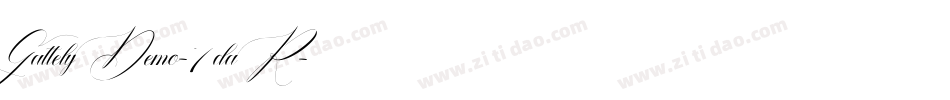 GattelyDemo-7daR字体转换