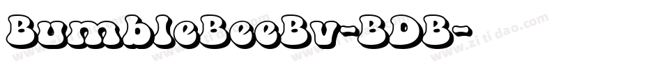BumbleBeeBv-BDB字体转换
