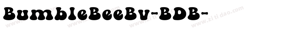 BumbleBeeBv-BDB字体转换