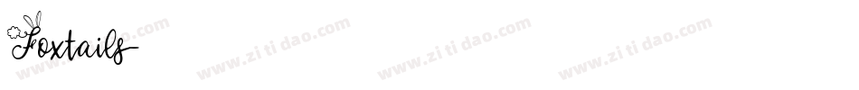 Foxtails字体转换