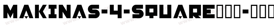 Makinas-4-Square转换器字体转换