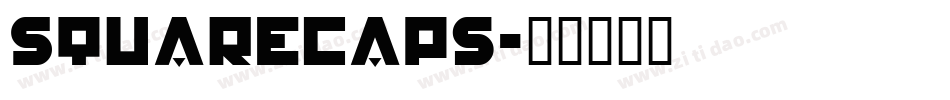 SquareCaps字体转换