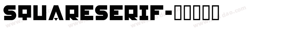 SquareSerif字体转换