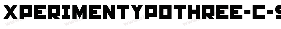XperimentypoThree-C-Square字体转换
