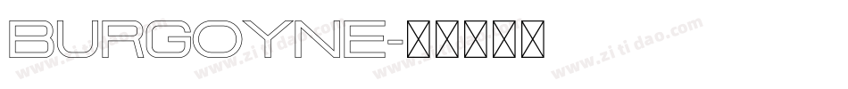 BURGOYNE字体转换
