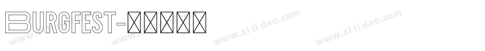 Burgfest字体转换