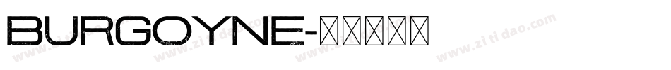 BURGOYNE字体转换