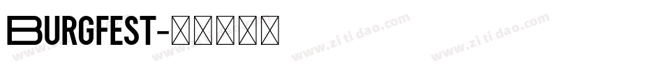 Burgfest字体转换