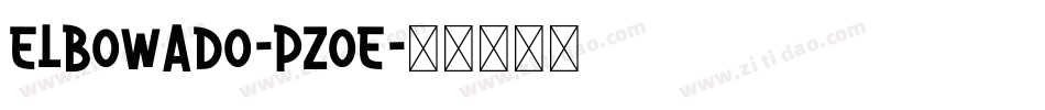 ElbowAdo-PZoE字体转换