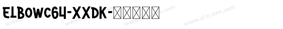 ElbowC64-XXdK字体转换