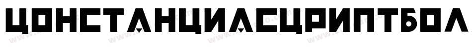 ConstanciascriptBold-8MZmD字体转换