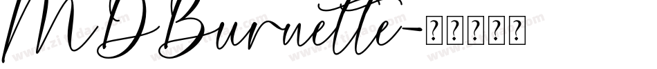MDBurnette字体转换