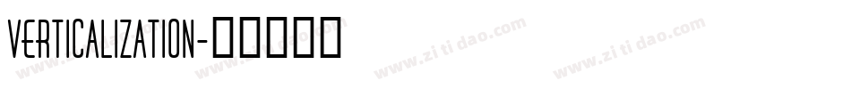 Verticalization字体转换