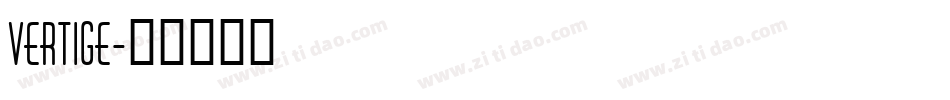 Vertige字体转换