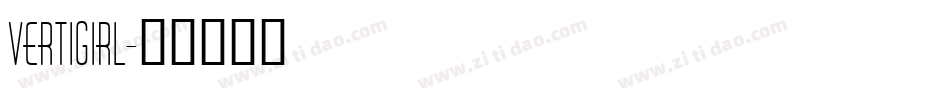 Vertigirl字体转换