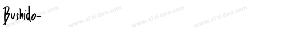 Bushido字体转换