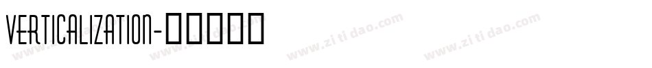 Verticalization字体转换
