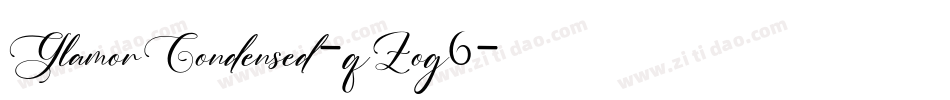 GlamorCondensed-qZog6字体转换