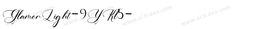 GlamorLight-9YKl5字体转换