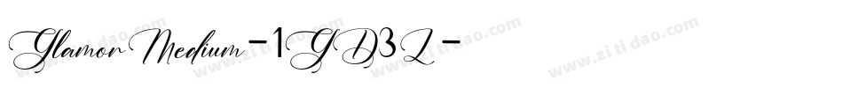 GlamorMedium-1GD3L字体转换