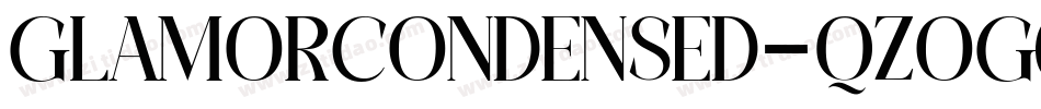 GlamorCondensed-qZog6字体转换
