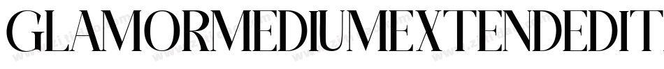 GlamorMediumextendeditalic-L38gn字体转换