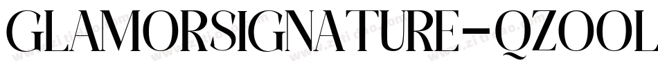 GlamorSignature-qZoOl字体转换