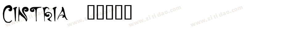 Cinthia字体转换