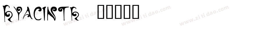 Hyacinth字体转换